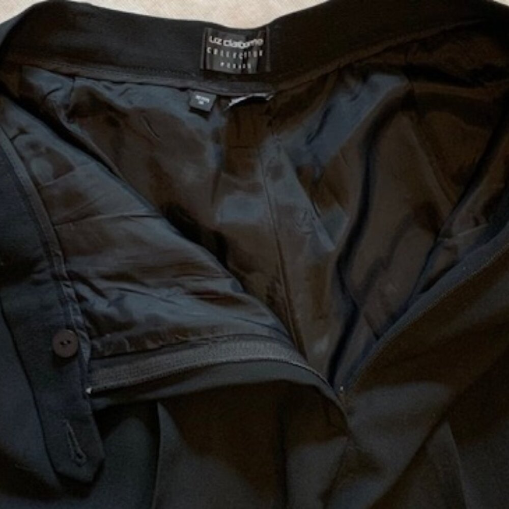 100% Wool Liz Claiborne black pants